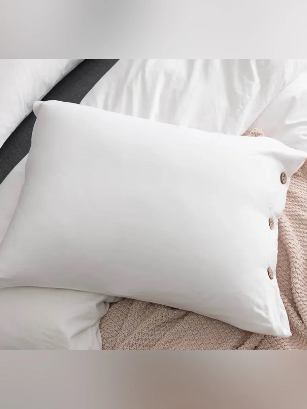 Queen Button Duvet Cover Set